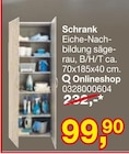 Schrank im Angebot bei Opti-Megastore in Suhl Schrank Angebote bei Opti-Megastore Suhl für 99,90 €