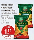 Chipsfrisch von funny-frisch im aktuellen V-Markt Prospekt für 1,11 €