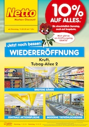 Aktueller Netto Marken-Discount Discounter Prospekt in Nickenich und Umgebung, "Wiedereröffnung - 10% AUF ALLES." mit 6 Seiten, 11.02.2025 - 15.02.2025