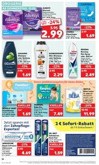 Pampers im Kaufland Prospekt "Aktuelle Angebote" mit 48 Seiten (Pforzheim)