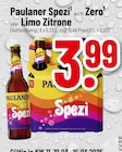 Spezi auch Zero oder Limo Zitrone bei Trinkgut im Rosenhof Prospekt für 3,99 €