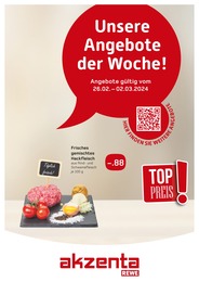 Akzenta Prospekt für Schwerte: "Unsere Angebote der Woche!", 8 Seiten, 26.02.2024 - 02.03.2024
