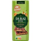 Tablette de Chocolat Dubaï Style - CARREFOUR SENSATION - Carrefour à Vanves Tablette de Chocolat Dubaï Style - CARREFOUR SENSATION en promo chez Carrefour Vanves à 5,49 €