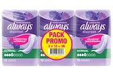 Protections pour fuites urinaires "Promo pack" - ALWAYS DISCREET en promo chez Carrefour Protections pour fuites urinaires "Promo pack" - ALWAYS DISCREET dans le catalogue Carrefour