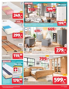 Matratze im Segmüller Prospekt "Zum Glück gibt’s Segmüller - Glückswochen" mit 6 Seiten (Ludwigshafen (Rhein))