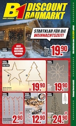 Lichterkette Angebot im aktuellen B1 Discount Baumarkt Prospekt auf Seite 9