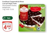 Lust auf Vegan Torte im Angebot bei GLOBUS in Hoyerswerda Lust auf Vegan Torte Angebote von Conditorei Coppenrath & Wiese bei GLOBUS Hoyerswerda für 4,44 €