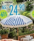 Aktuelle Sonnenschirm Angebote bei Trends in Düsseldorf Aktuelles Sonnenschirm STRIPES Angebot bei Trends in Düsseldorf ab 24,90 €