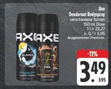 Deodorant Bodyspray Angebote von Axe bei E center Bamberg für 3,49 €