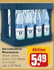 Mineralwasser von Bad Liebenwerda für 5,49 € bei REWE im Angebot Mineralwasser von Bad Liebenwerda im aktuellen REWE Prospekt