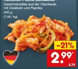 Aktuelles Hähnchen-Pfanne „Schaschlik“ Angebot bei Netto Marken-Discount in Darmstadt ab 2,99 €