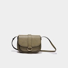 Sac bandoulière similicuir rabat vert kaki femme - La Halle à Neuilly-sur-Seine Sac bandoulière similicuir rabat vert kaki femme en promo chez La Halle Neuilly-sur-Seine à 22,99 €