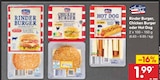 Rinder Burger, Chicken Burger oder Hot Dog Angebote von American Style bei Netto Marken-Discount Kleve für 1,99 €