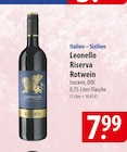 Leonello Riserva Rotwein Angebote bei famila Nordost Stade für 7,99 €