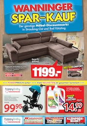 Möbel & Einrichtung Prospekt von Möbel Wanninger Cham Möbel Wanninger Prospekt: "WANNINGER SPAR-KAUF", 24 Seiten, 31.03.2026 - 11.04.2026