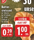 Butter-croissant im Angebot bei E center in Willich Butter-croissant Angebote bei E center Willich für 0,39 €