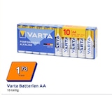 Batterien AA Angebote von Varta bei Action Hückelhoven für 1,78 €