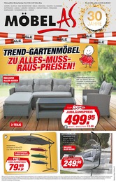 Möbel AS Prospekt "Trend-Gartenmöbel zu Frühlings-Spar-Preisen!" für Hirschhof, 8 Seiten, 27.03.2023 - 30.06.2023