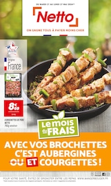 Catalogue Discount Alimentaire Netto en cours à Brens et alentours, "Le mois du FRAIS", 16 pages, 21/05/2024 - 27/05/2024