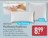 Kochfeste(s) Kopfkissen im ALDI Nord Prospekt zum Preis von 8,99 €