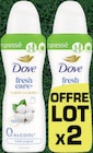 Déodorant Spray Compressé Fresh Care + Original Zéro - DOVE - Intermarché Hyper à Créteil Déodorant Spray Compressé Fresh Care + Original Zéro - DOVE en promo chez Intermarché Hyper Créteil à 4,57 €