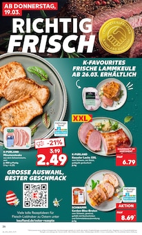 Kassler im Kaufland Prospekt "KNÜLLER" mit 68 Seiten (Lübeck)
