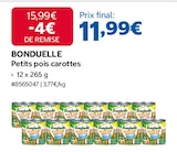 Petits pois carottes - Bonduelle dans le catalogue Costco