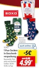 1 Paar Socken in Geschenkverpackung bei Lidl im Prospekt "" für 4,99 €