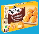 10 Gougères Cœur Fondant Emmental Surgelées - Tipiak dans le catalogue Intermarché Super