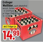 Weißbier im Angebot bei Trinkgut in Ingolstadt Weißbier Angebote von Erdinger bei Trinkgut Ingolstadt für 14,99 €