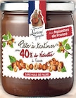 Promo Pâte à tartiner 40% de noisette du lot et garonne et cacao à 2,72 € dans le catalogue Intermarché Super à Montbron