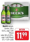 Beck's versch. Sorten Angebote von Beck's bei EDEKA Pirmasens für 11,99 €