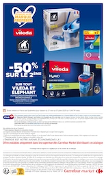 Prix et réduction Vileda dans le prospectus Carrefour Market en cours Offre Vileda dans le catalogue Carrefour Market du moment à la page 2