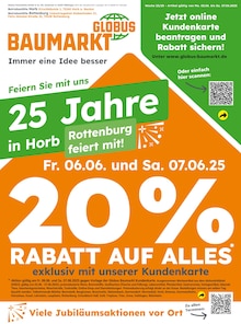 Aktueller Globus-Baumarkt Prospekt