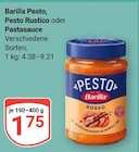 Pesto Angebote von Barilla bei GLOBUS Wolfenbüttel für 1,75 €