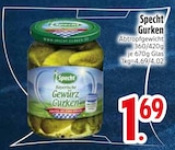 Gurken im EDEKA Prospekt Gurken von Specht im aktuellen EDEKA Prospekt für 1,69 €