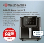 Rommelsbacher im V-Markt Prospekt Heißluftfritteuse FRH1700 von Rommelsbacher im aktuellen V-Markt Prospekt für 99,90 €