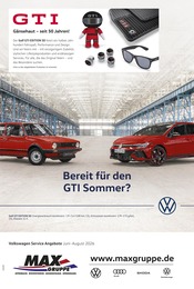 Aktueller Volkswagen Werkstatt & Auto Prospekt für Ginsheim-Gustavsburg: Mehr Platz. Mehr Möglichkeiten. mit 1} Seite, 01.06.2026 - 31.08.2026