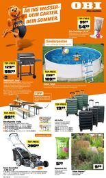 OBI Prospekt für Herborn: "AB INS WASSER - DEIN GARTEN. DEIN SOMMER.", 10 Seiten, 13.06.2026 - 19.06.2026