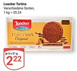 Tortina im Angebot bei GLOBUS in Halle Tortina Angebote von Loacker bei GLOBUS Halle für 2,22 €