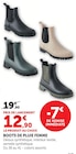 Boots de pluie femme en promo chez Super U Caen à 12,90 €