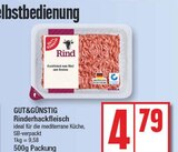 Rinderhackfleisch von GUT&GÜNSTIG im aktuellen EDEKA Prospekt