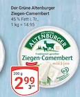 Ziegen-Camembert Angebote von Der Grüne Altenburger bei GLOBUS Castrop-Rauxel für 2,99 €
