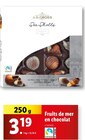 Fruits de mer en chocolat - J.D. GROSS en promo chez Lidl Saint-Nazaire à 3,19 €