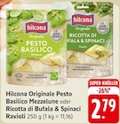 Aktuelles Pesto Basilico Mezzelune oder Ricotta di Bufala & Spinaci Ravioli Angebot bei E center in Stuttgart ab 2,79 €