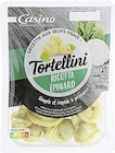 Tortellini riccotta épinard - CASINO dans le catalogue Casino Supermarchés