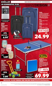 Trolley im Kaufland Prospekt "Aktuelle Angebote" mit 58 Seiten (Erfurt)