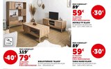 BIBLIOTHÈQUE "KLAUS" en promo chez Hyper U La Rochelle à 59,00 €