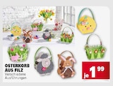 Osterkorb aus Filz im Angebot bei E center in Ulm Osterkorb aus Filz Angebote bei E center Ulm für 1,99 €