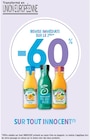 Promo -60 % REMISE IMMÉDIATE SUR LE 2ÈME SUR TOUT INNOCENT à  dans le catalogue Intermarché à Livarot